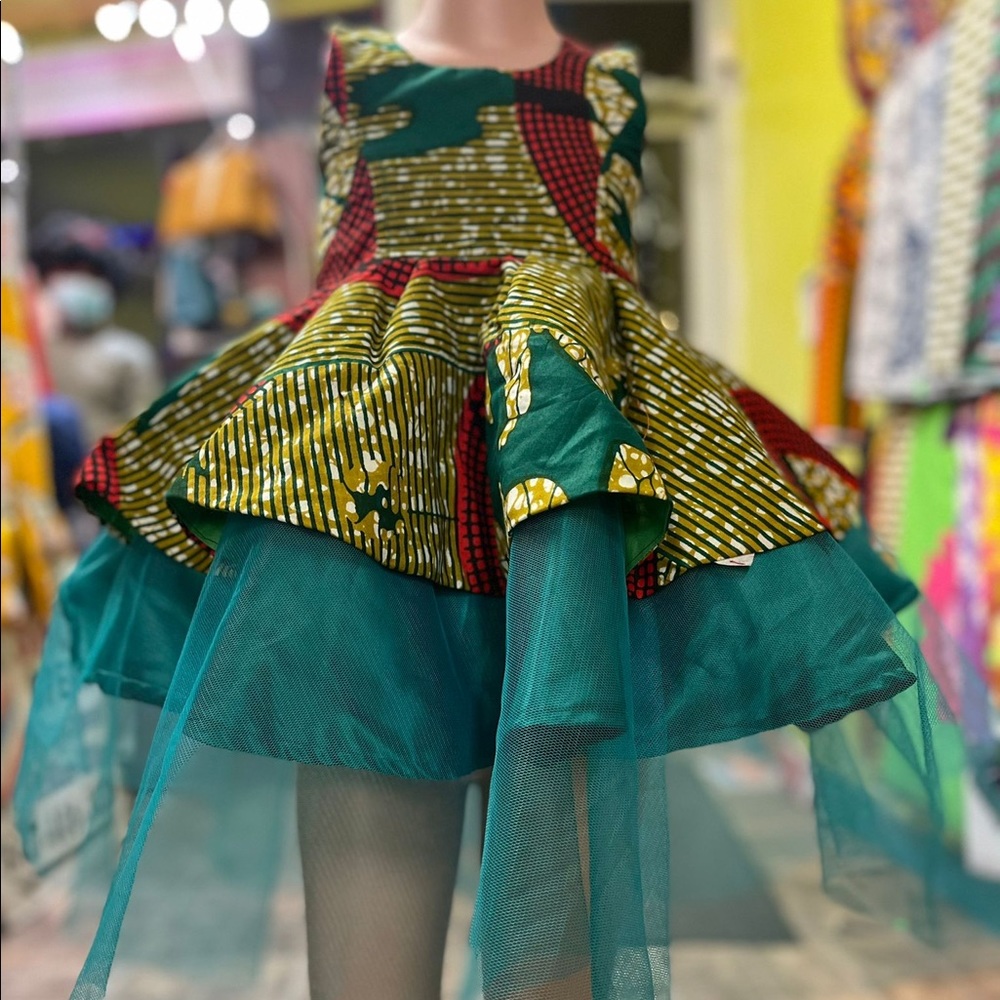 Kids African print dress